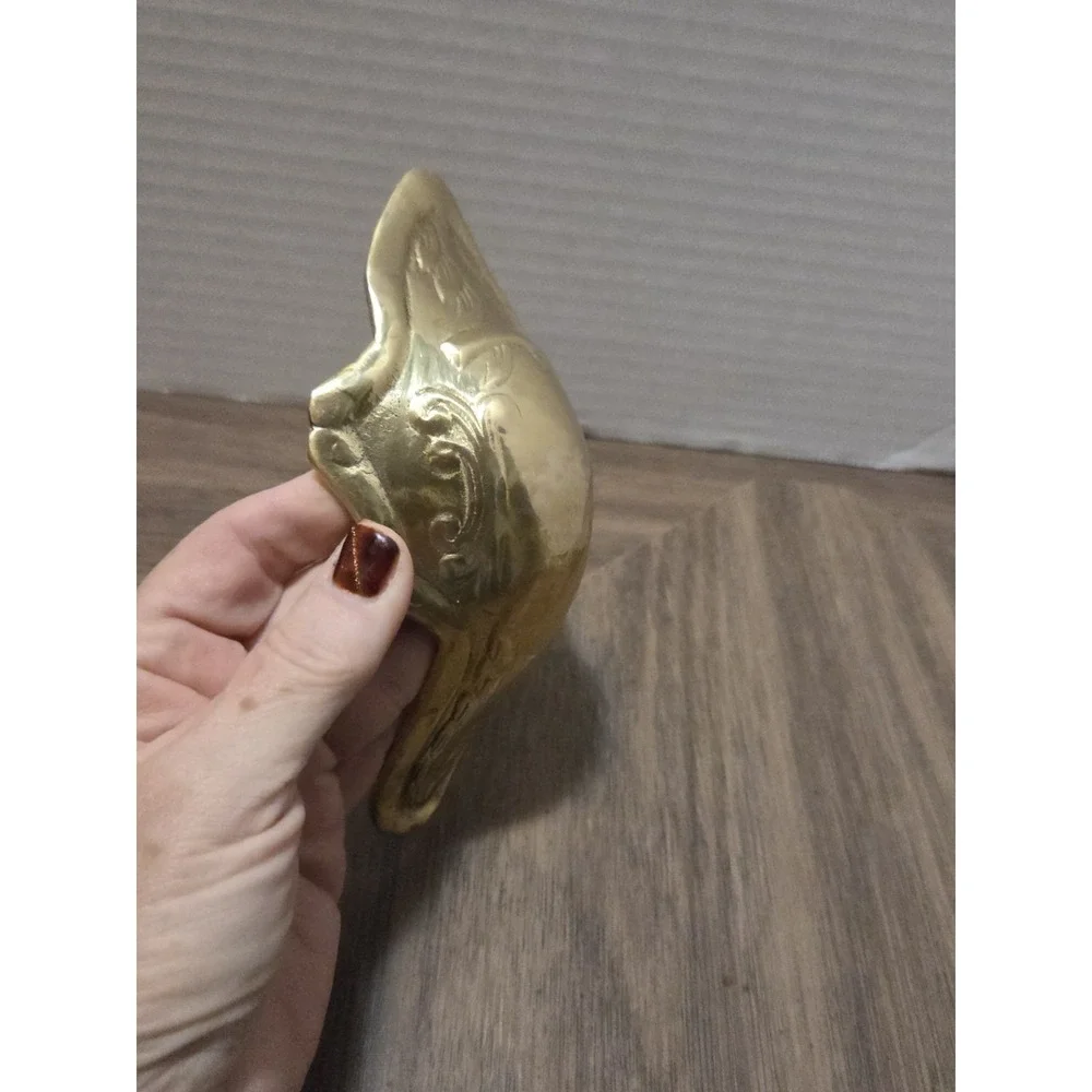 vintage brass spoon rest, regal, steampunk, elegant